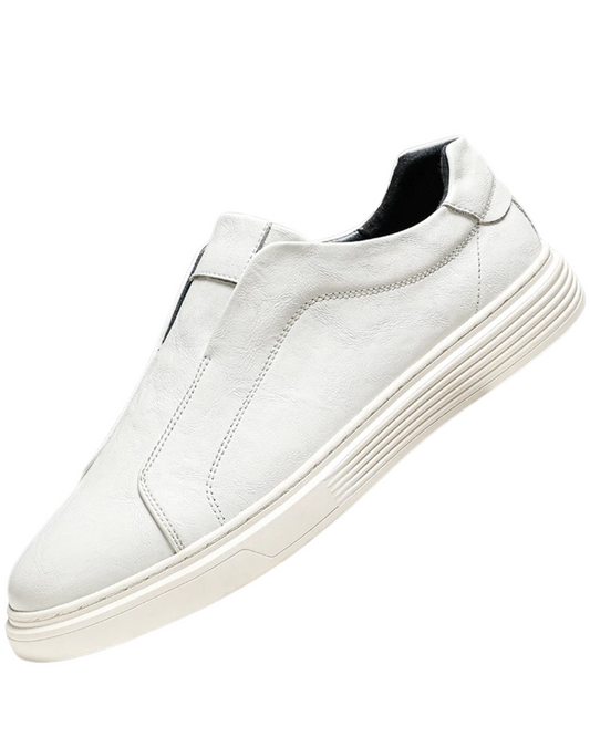 Classic leather trainers