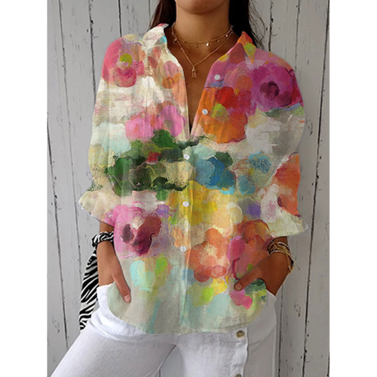 Vivian - Watercolor Dreams Blouse