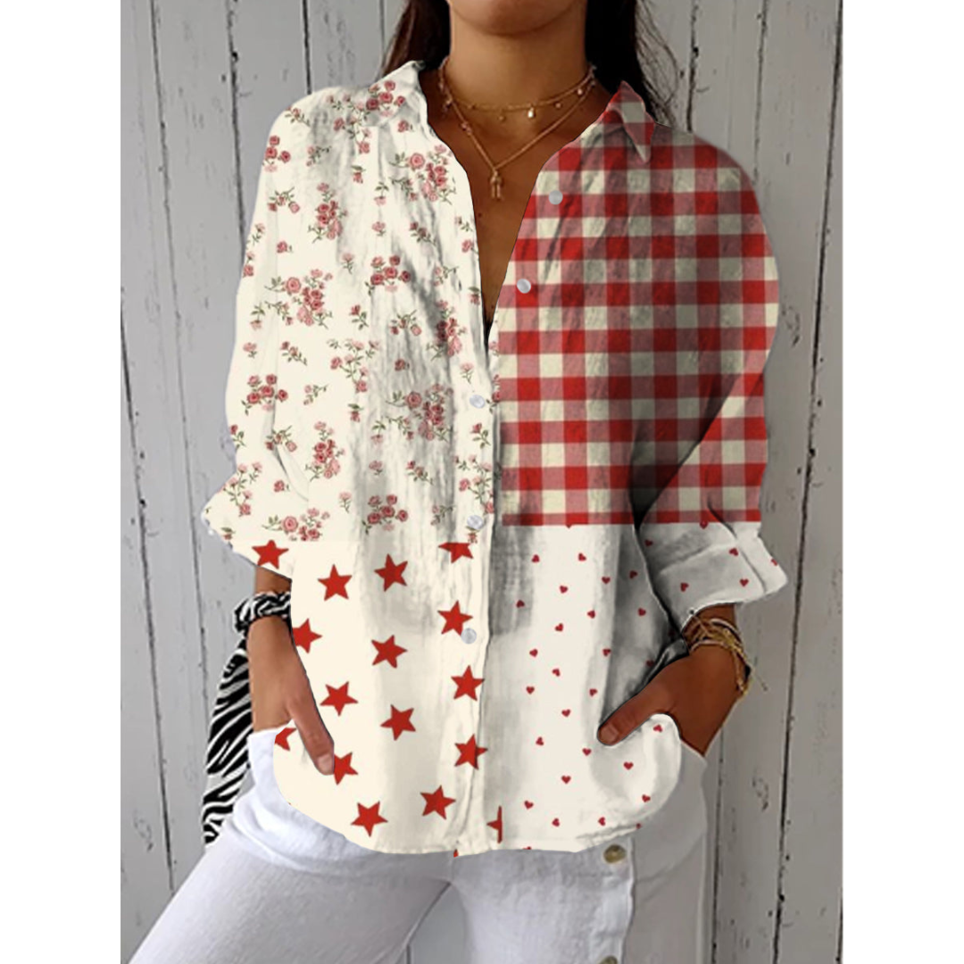 Zara - Country Patchwork Blouse