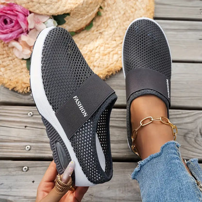 Comfortable fashion trainers for walking