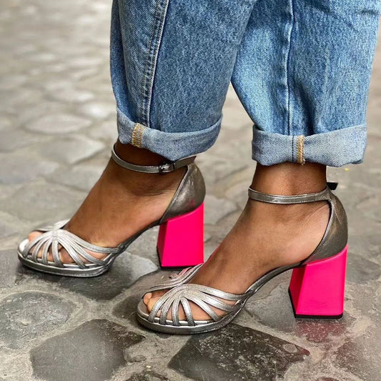 Sofía - Sandals with chunky heels
