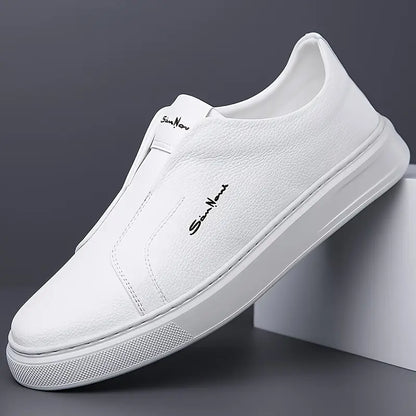Leather trainers