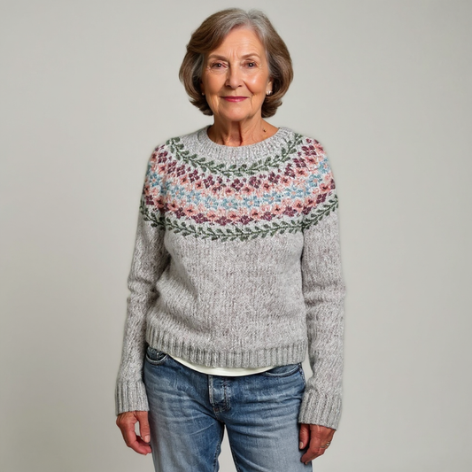 Vivienne  - Classic Icelandic Wool Sweater