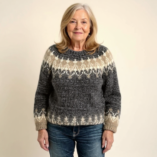 Thea  - Classic Icelandic Wool Sweater