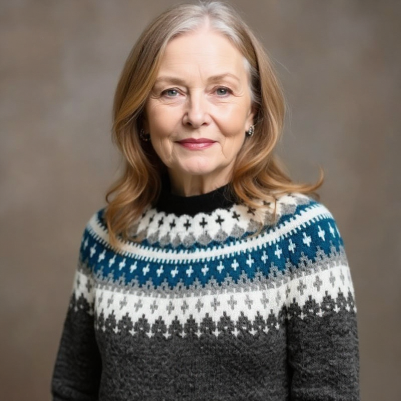 Yasmin - Classic Icelandic Wool Sweater